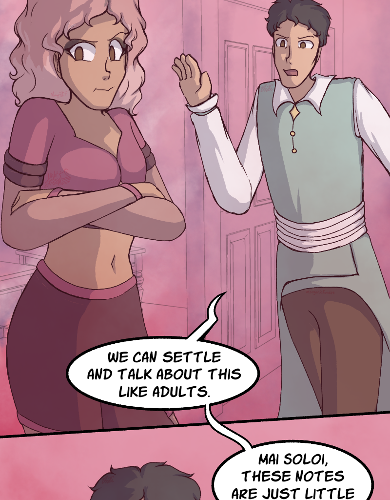 Light Rising - Episode 29, Page 4: Stuck Together Pages 88,89,90&91