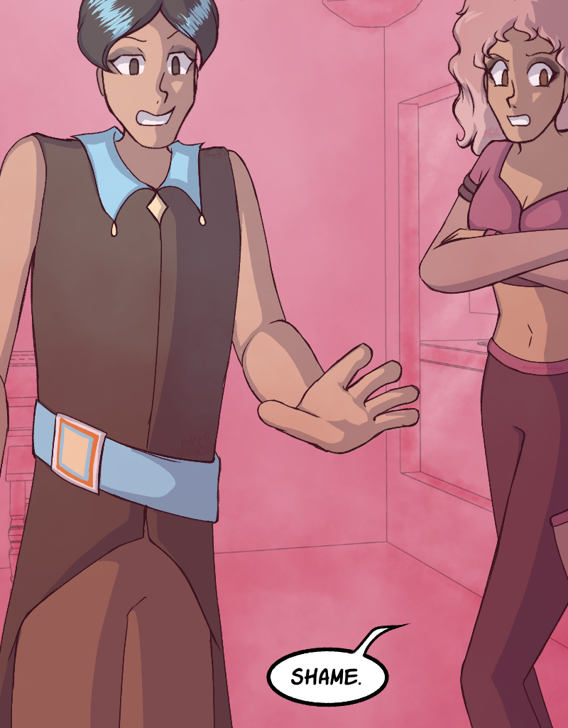 Light Rising - Episode 29, Page 4: Stuck Together Pages 88,89,90&91