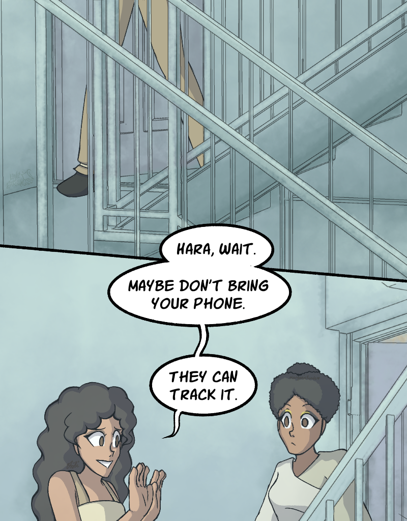Light Rising - Episode 30, Page 3: Stuck Together Pages 92,93,94&95