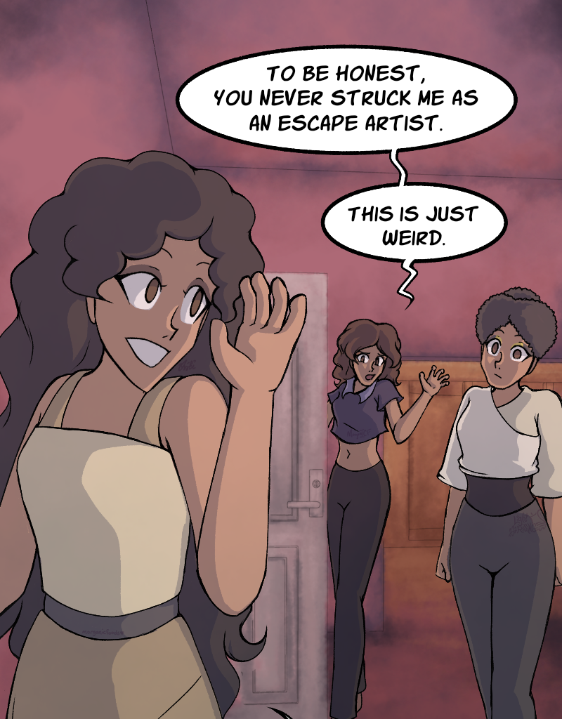 Light Rising - Episode 30, Page 4: Stuck Together Pages 92,93,94&95