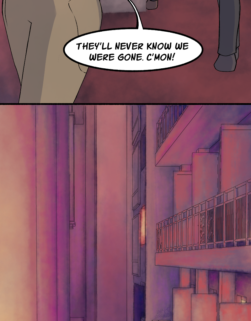 Light Rising - Episode 30, Page 4: Stuck Together Pages 92,93,94&95