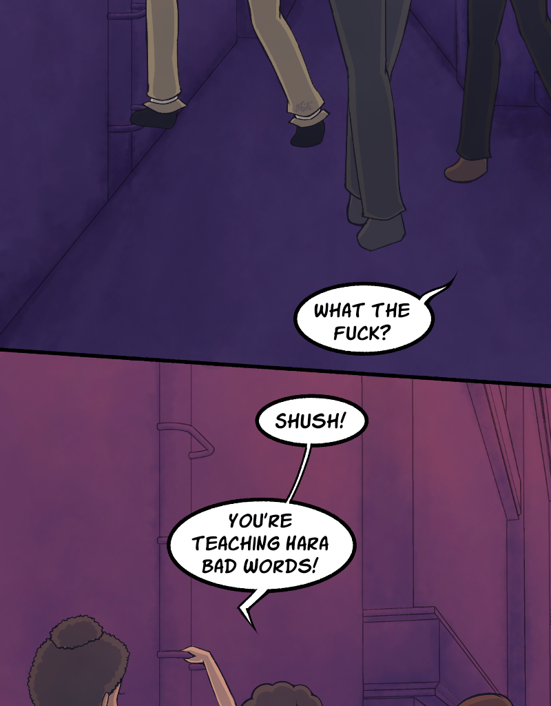 Light Rising - Episode 31, Page 1: Stuck Together Pages 96&97