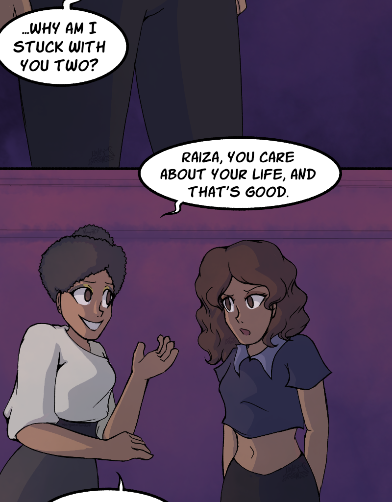 Light Rising - Episode 31, Page 2: Stuck Together Pages 96&97