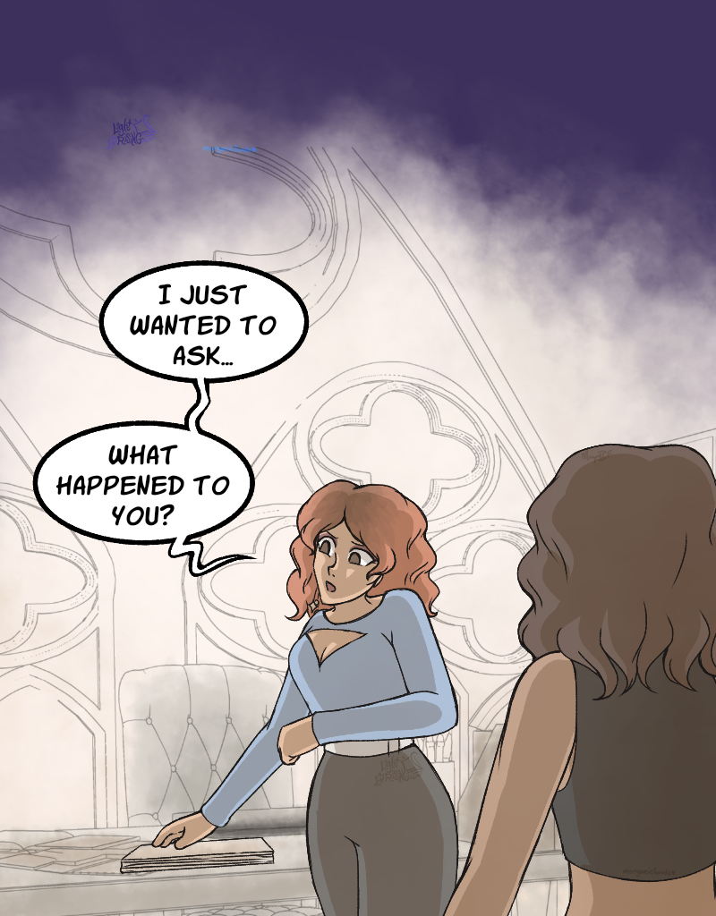 Light Rising - Episode 32, Page 2: Stuck Together Pages 98,99,100,101&102