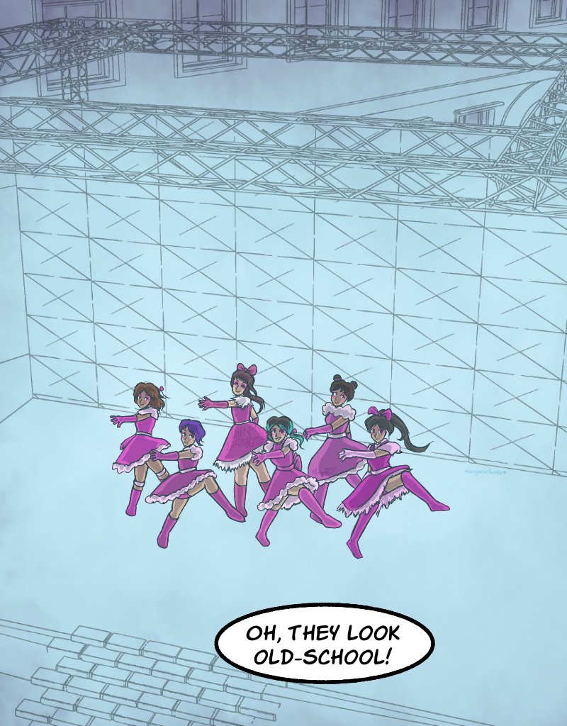 Light Rising - Episode 32, Page 2: Stuck Together Pages 98,99,100,101&102