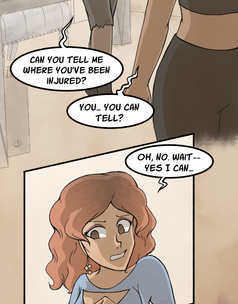 Light Rising - Episode 32, Page 3: Stuck Together Pages 98,99,100,101&102