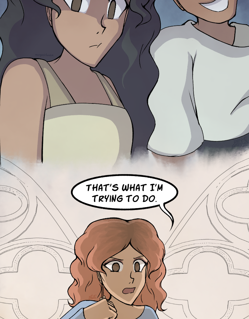 Light Rising - Episode 32, Page 4: Stuck Together Pages 98,99,100,101&102