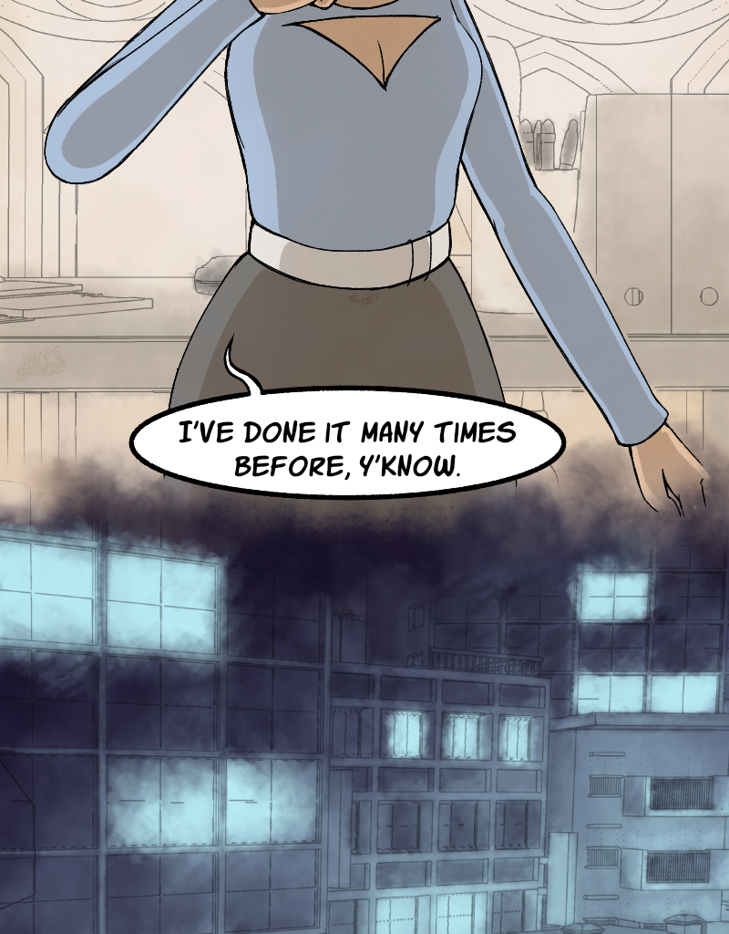 Light Rising - Episode 32, Page 4: Stuck Together Pages 98,99,100,101&102