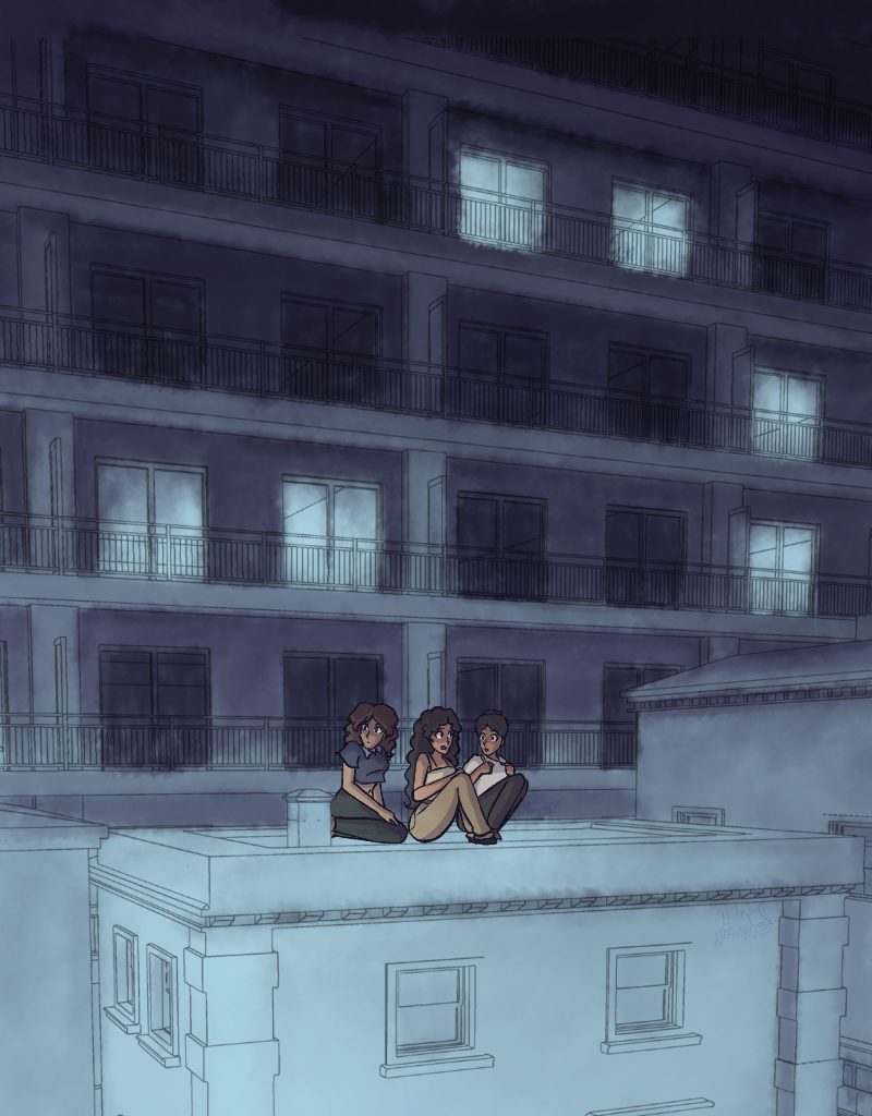 Light Rising - Episode 32, Page 5: Stuck Together Pages 98,99,100,101&102