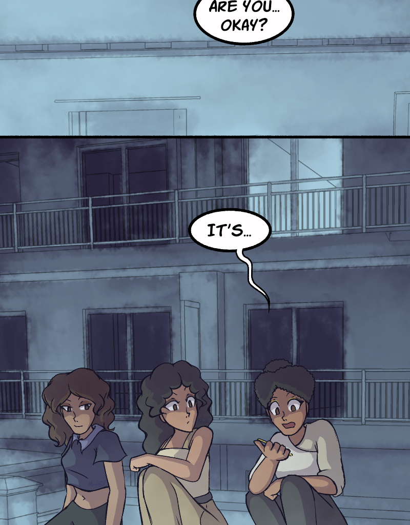 Light Rising - Episode 32, Page 5: Stuck Together Pages 98,99,100,101&102