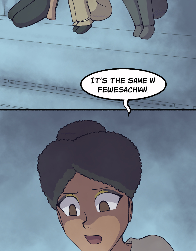 Light Rising - Episode 32, Page 5: Stuck Together Pages 98,99,100,101&102