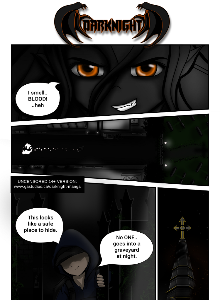 Darknight - Episode 4, Page 1: Volume 1 // Episode 1 // Page 2 // Light and Shadows