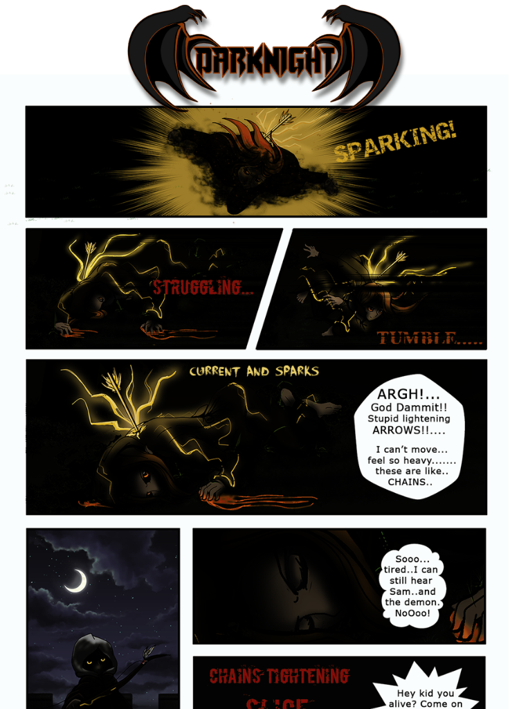 Darknight - Episode 11, Page 1: Volume 1 // Episode 1 // Page 9 // Light and Shadows
