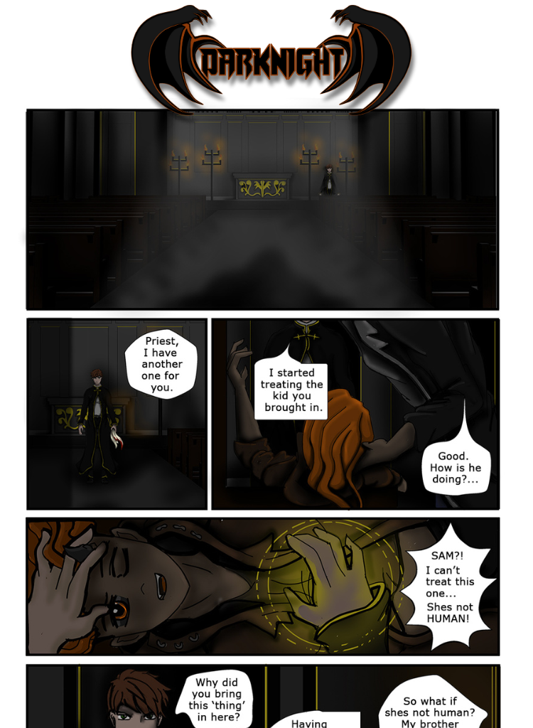 Darknight - Episode 13, Page 1: Volume 1 // Episode 1 // Page 11 // Light and Shadows