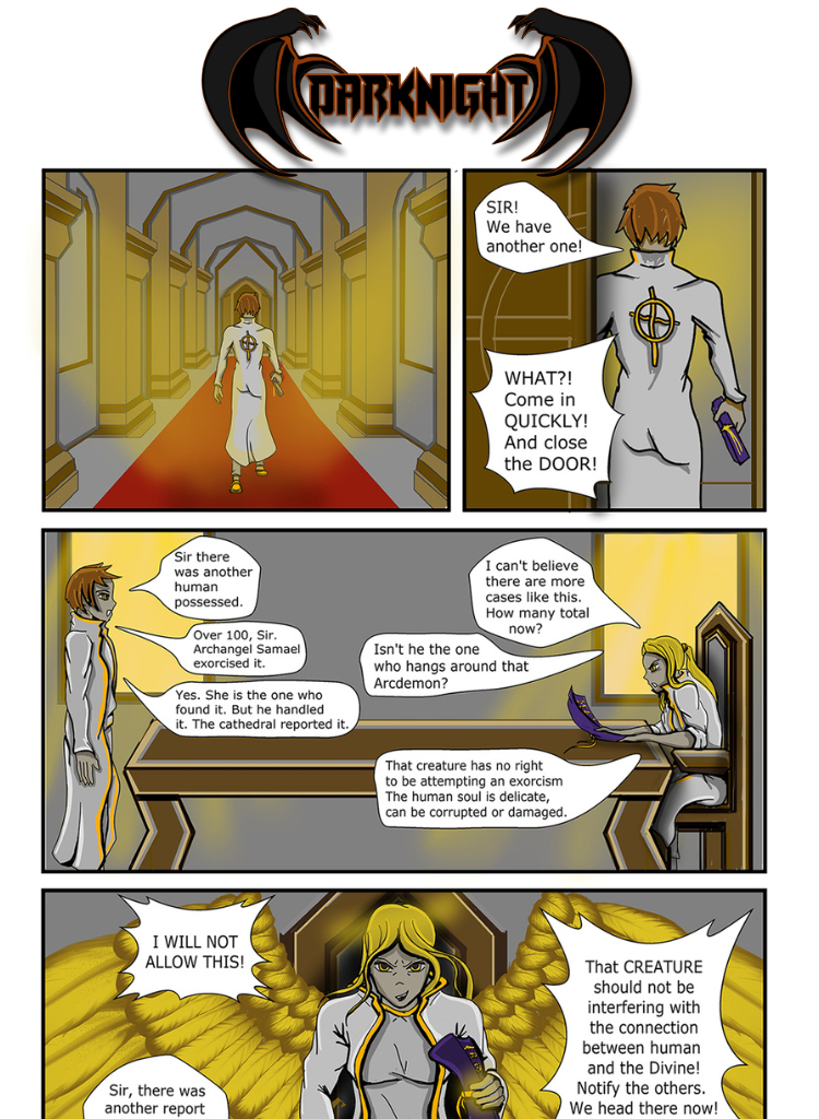 Darknight - Episode 17, Page 1: Volume 1 // Episode 2 // Page 14 // Light and Shadows