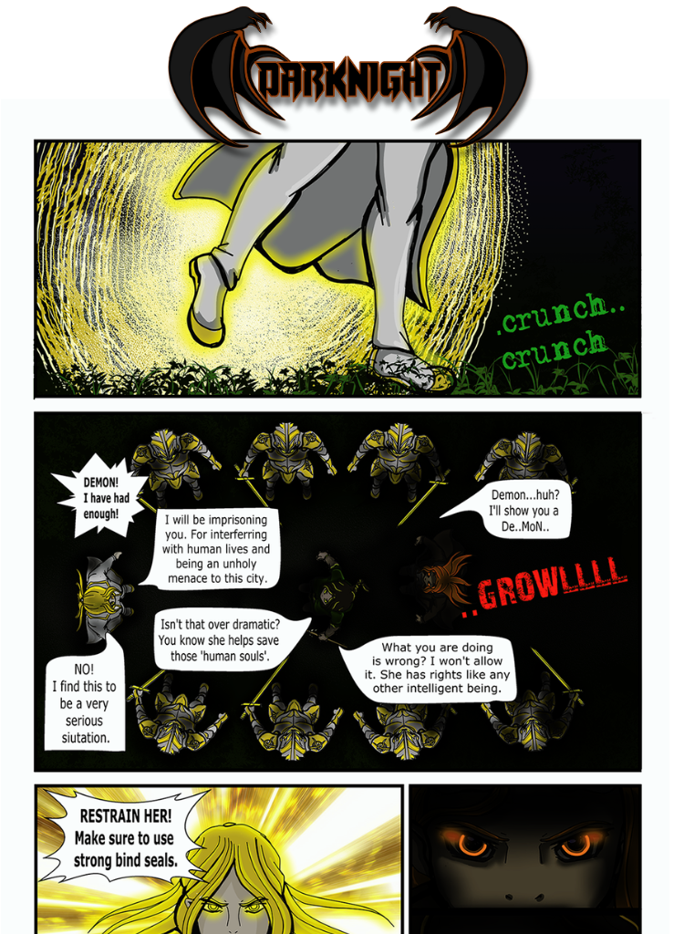 Darknight - Episode 18, Page 1: Volume 1 // Episode 2 // Page 15 // Light and Shadows