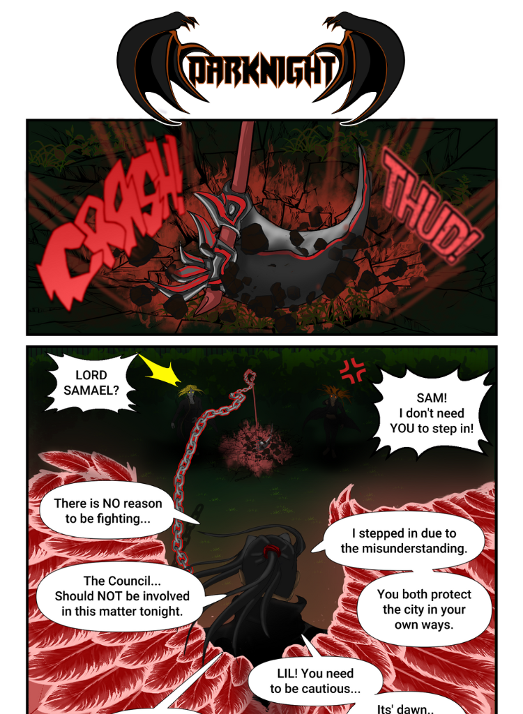 Darknight - Episode 23, Page 1: Volume 1 // Episode 2 // Page 20 // Light and Shadows
