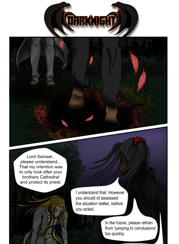 Darknight - Episode 25, Page 1: Volume 1 // Episode 2 // Page 22 // Light and Shadows