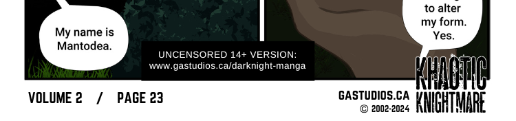 Darknight - Episode 52, Page 1:  Volume 2 // Episode 4 // Page 23 // Dark Shadows