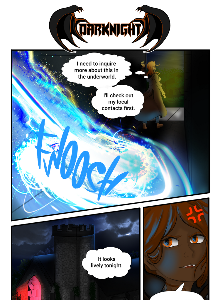 Darknight - Episode 68, Page 1: Volume 3 - Episode 6 / Page 1 { DARK SHADOWS ARC }