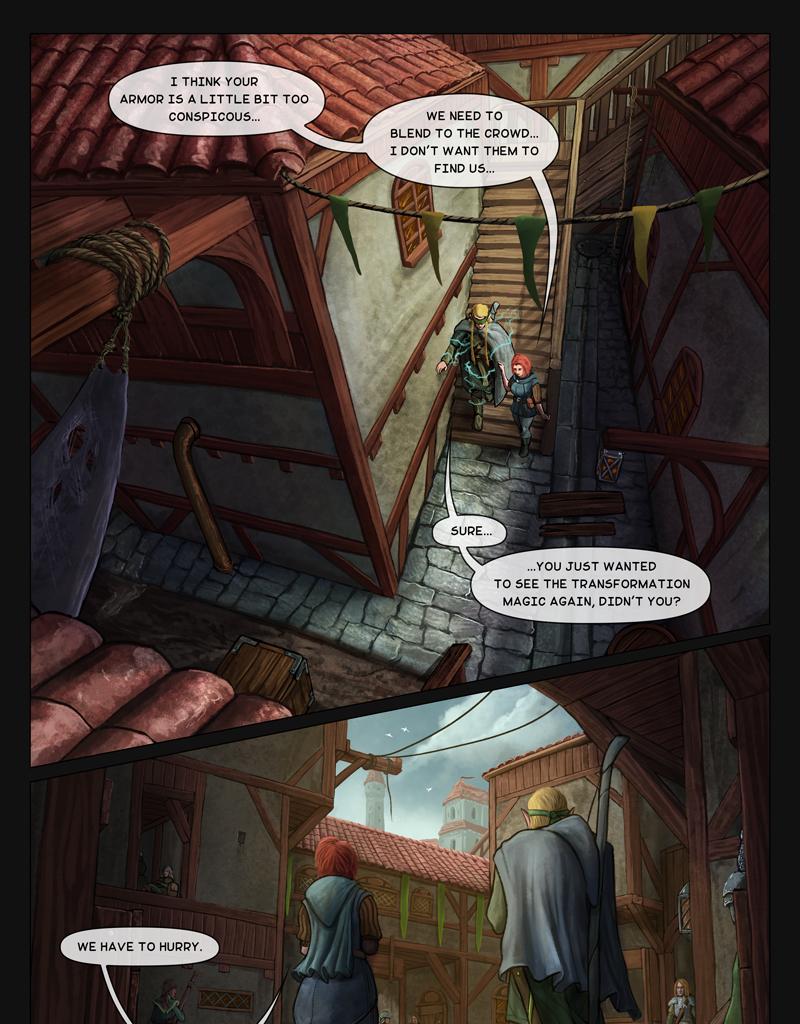 Tales From Somewhere - The Secret - Episode 95, Page 1: Sneaking Around