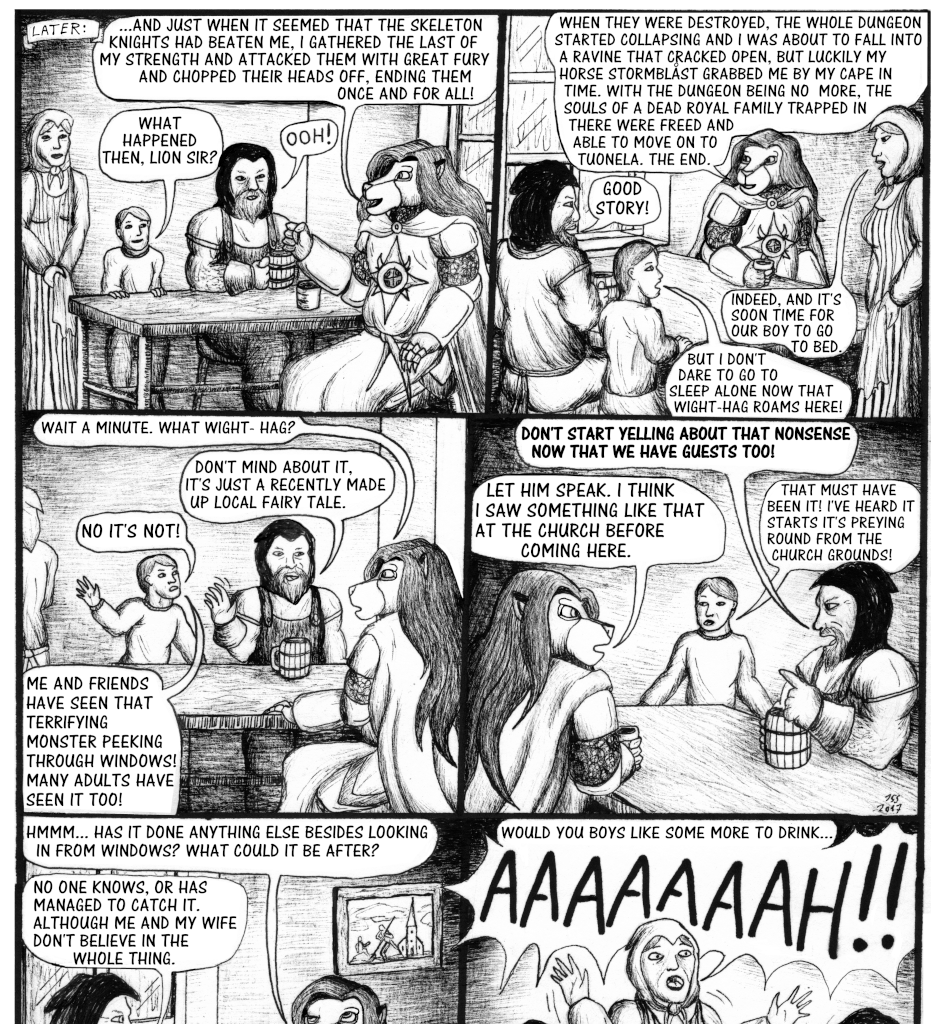 Karamador - Episode 34, Page 3: Faces in the Window, Pages 1-8