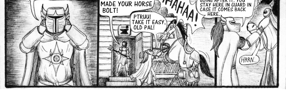 Karamador - Episode 34, Page 4: Faces in the Window, Pages 1-8