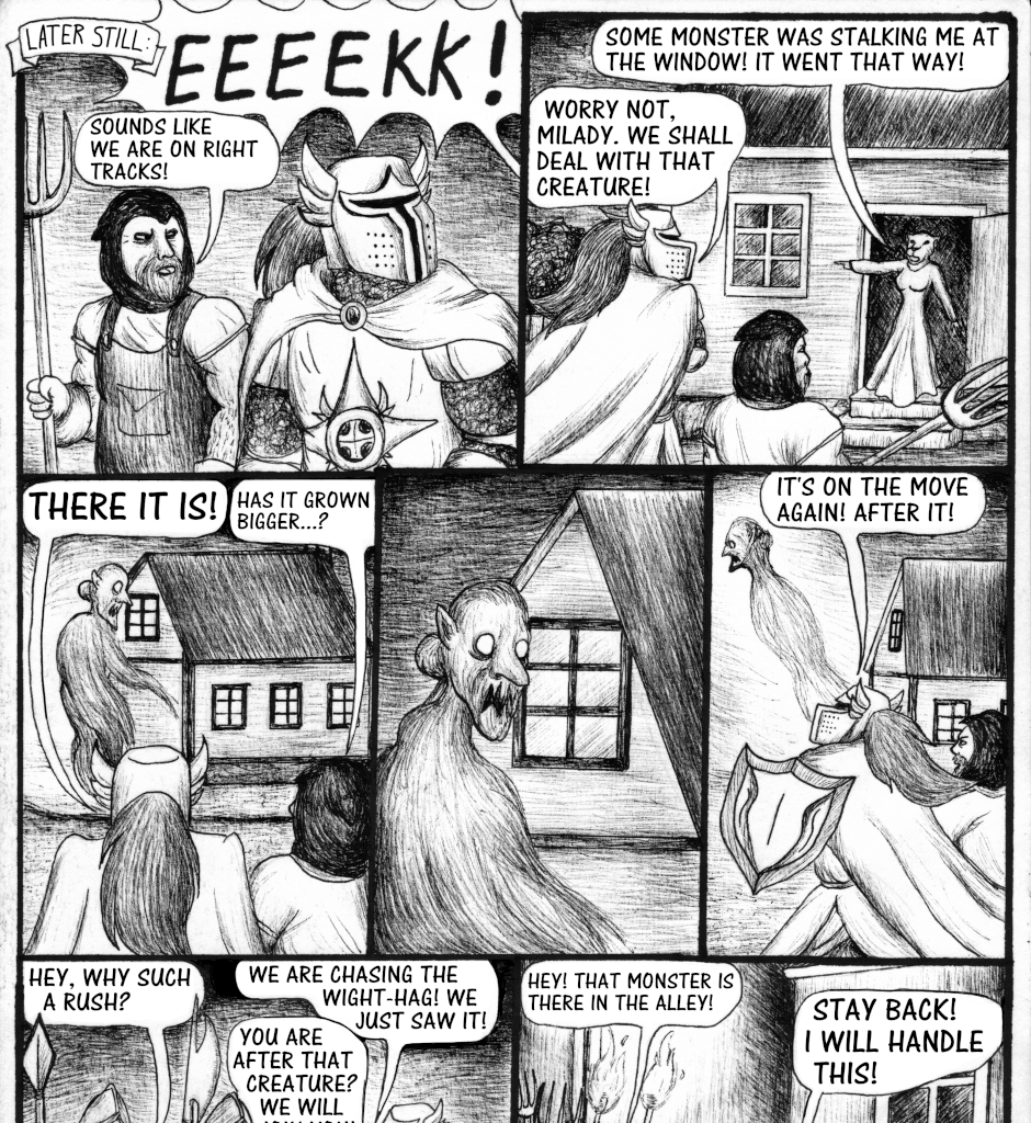 Karamador - Episode 34, Page 5: Faces in the Window, Pages 1-8