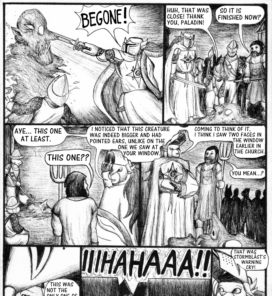 Karamador - Episode 34, Page 7: Faces in the Window, Pages 1-8