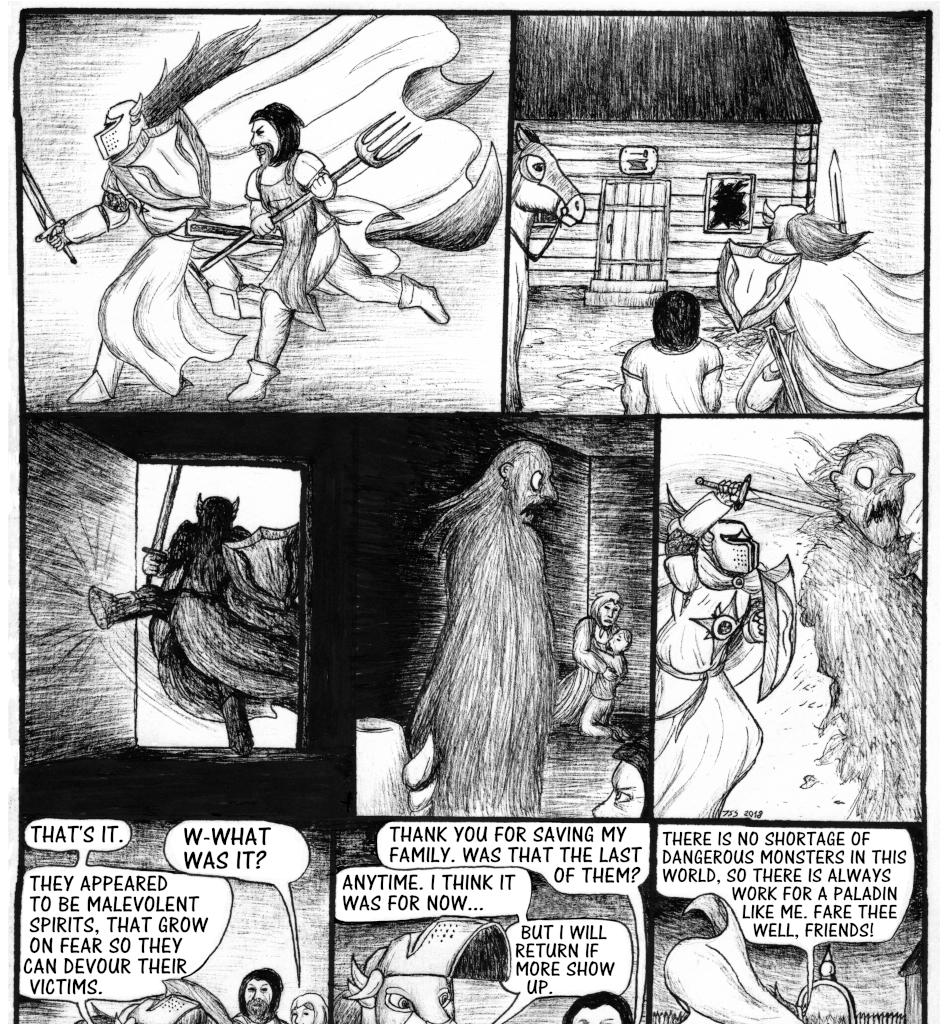 Karamador - Episode 34, Page 8: Faces in the Window, Pages 1-8