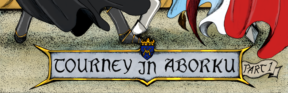 Karamador - Episode 143, Page 1: Tourney in Aborku, Part 1 Cover