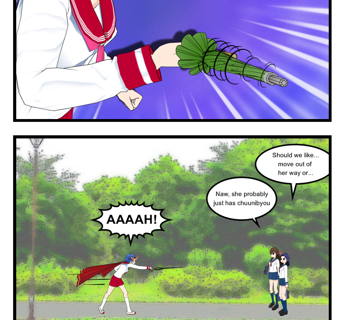 Neguri Senpai - Episode 28, Page 1: #028 Neguri-Senpai!! Finishing Move!