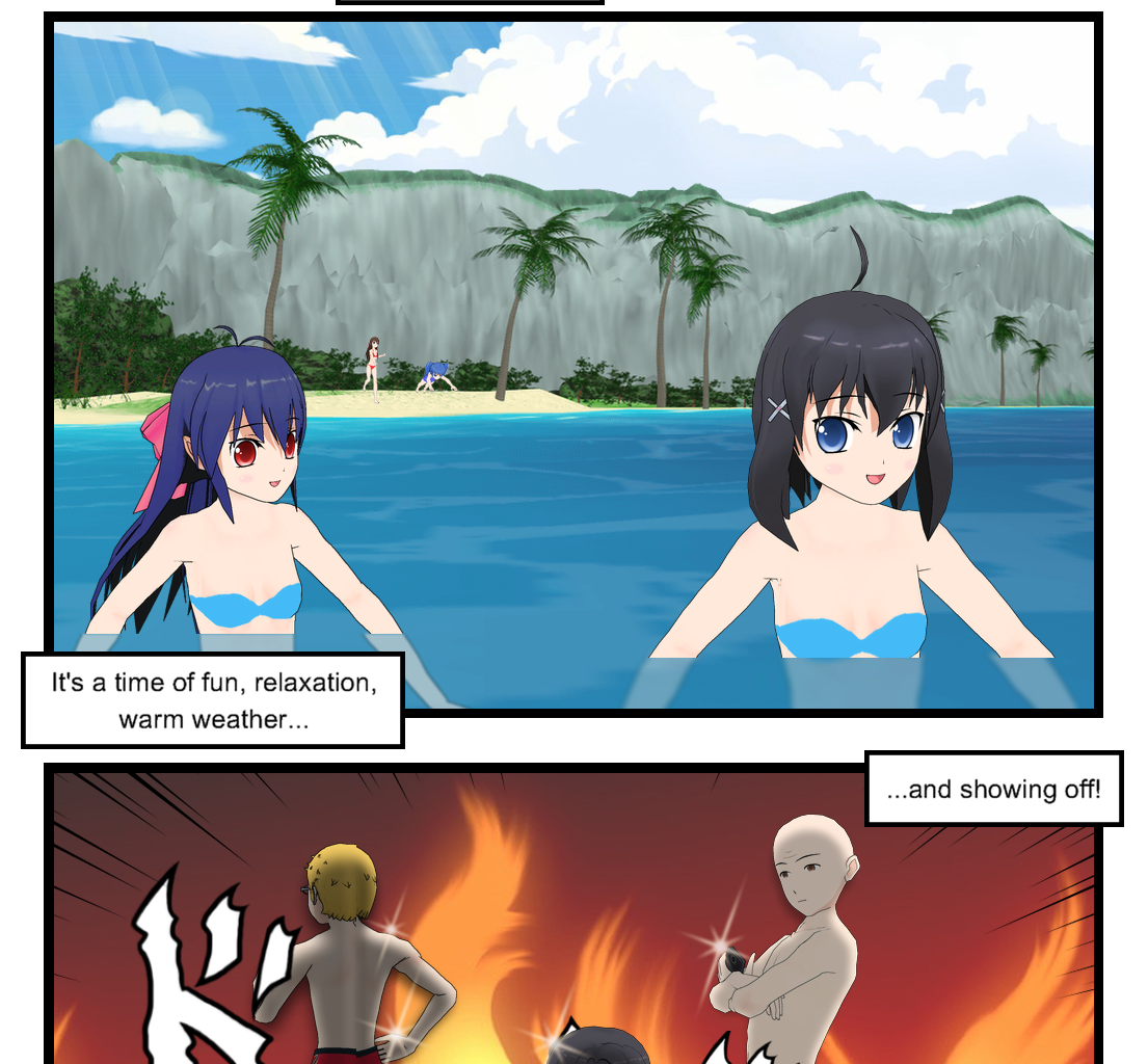 Neguri Senpai - Episode 53, Page 1: #053 Neguri-Senpai!! Summer-Break!