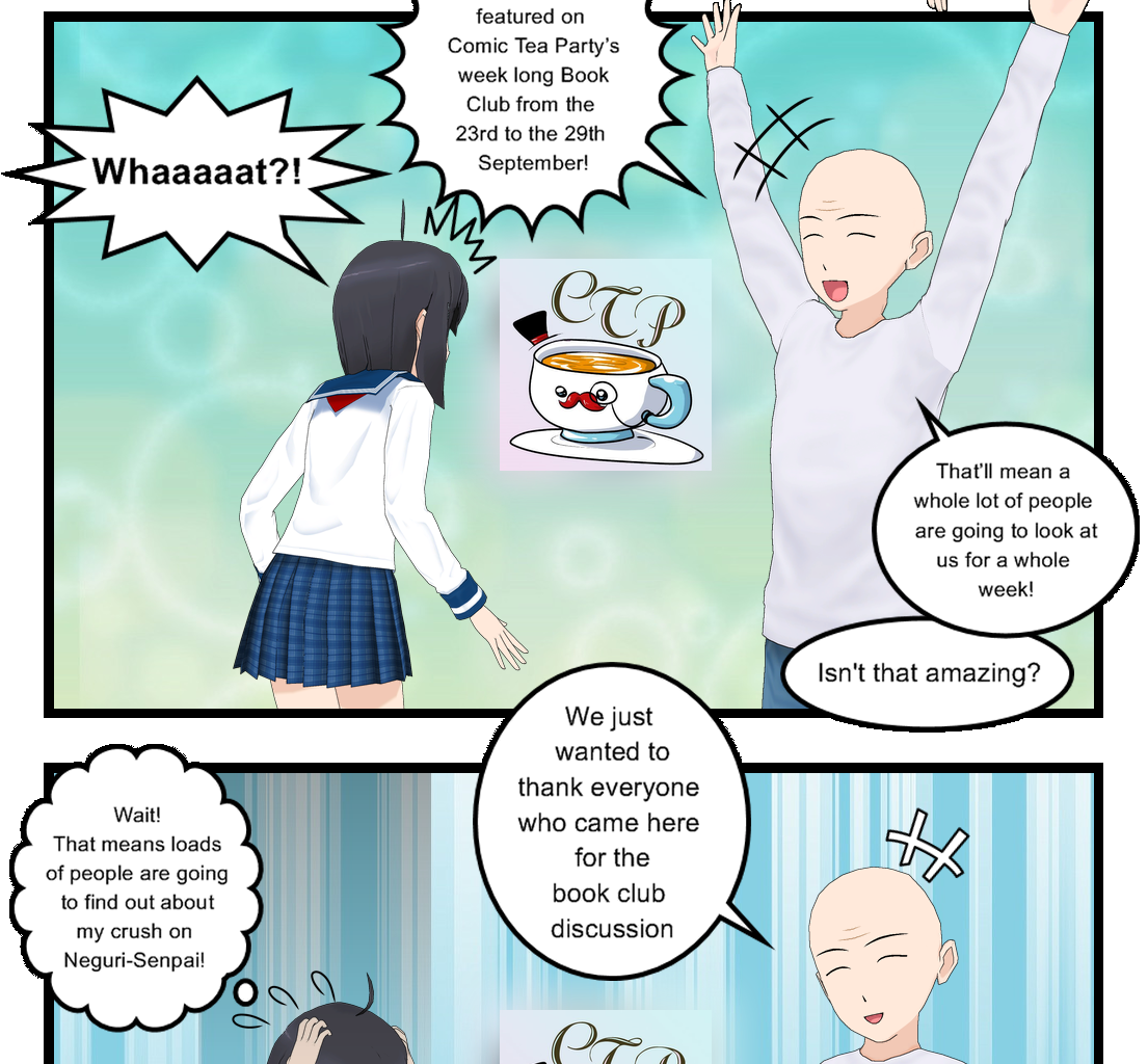 Neguri Senpai - Episode 63, Page 1: #063 Neguri-Senpai!! Thank you Comic Tea Party!