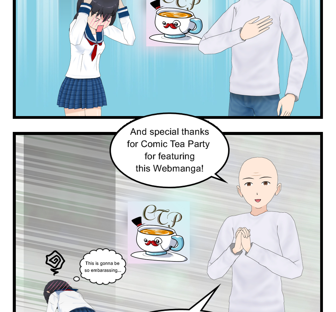 Neguri Senpai - Episode 63, Page 1: #063 Neguri-Senpai!! Thank you Comic Tea Party!