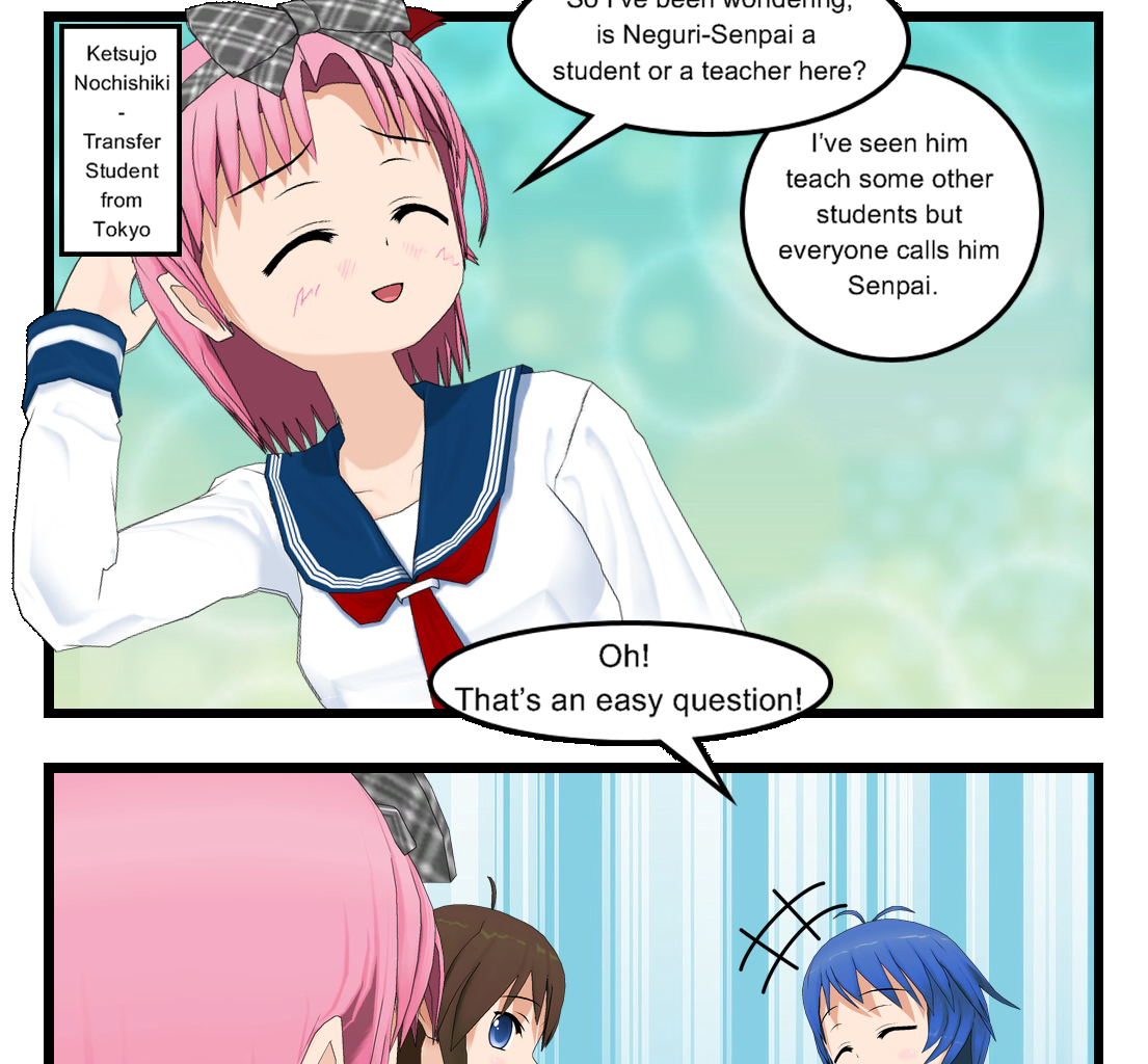 Neguri Senpai - Episode 64, Page 1: #064 Neguri-Senpai!! Somebody new around here!