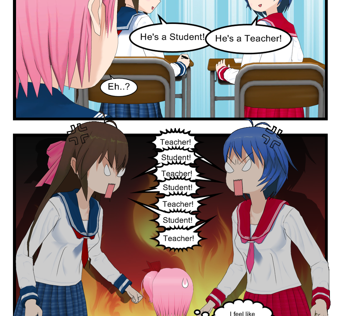 Neguri Senpai - Episode 64, Page 1: #064 Neguri-Senpai!! Somebody new around here!