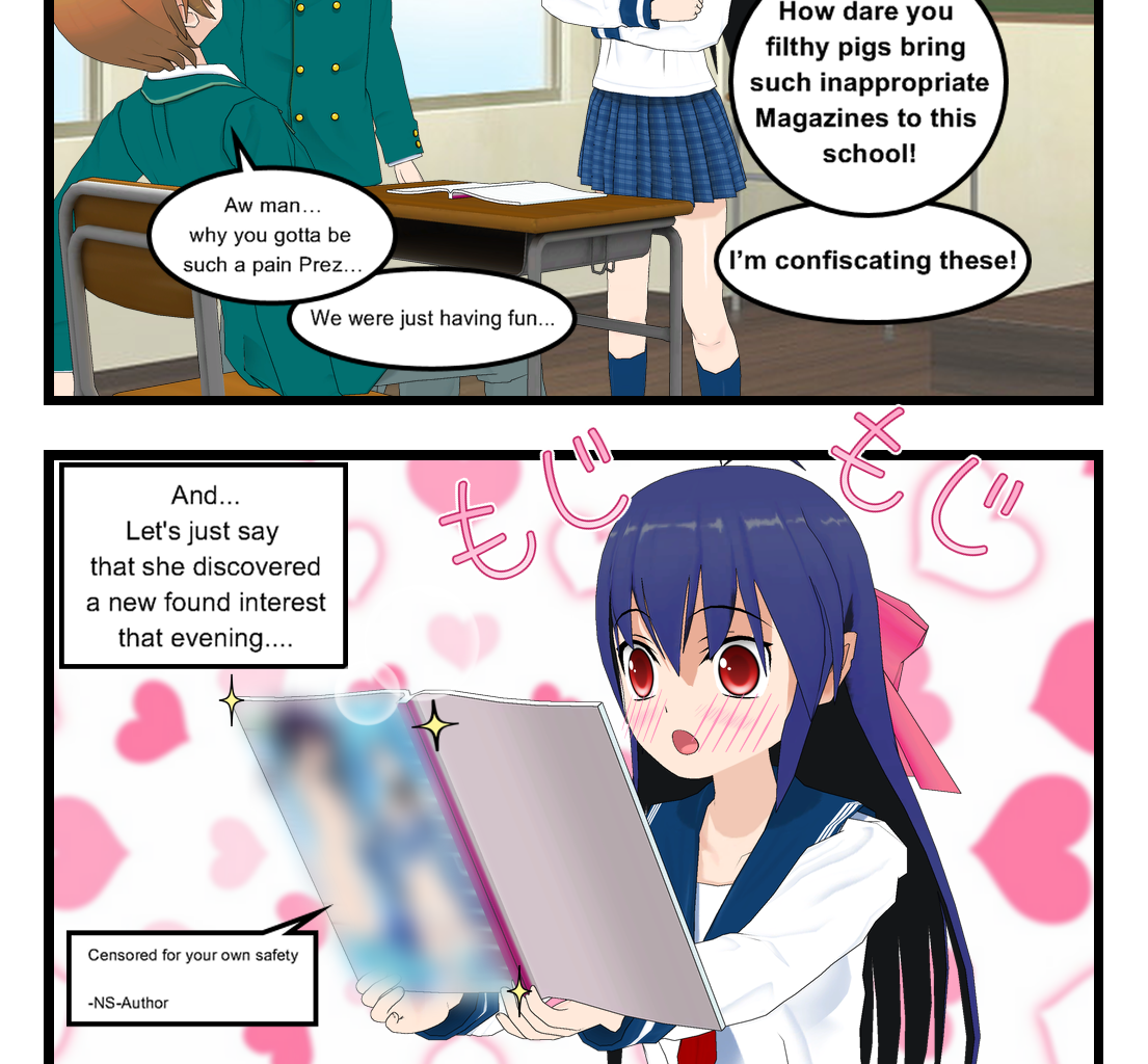 Neguri Senpai - Episode 65, Page 1: #065 Neguri-Senpai!! Origin of her crudeness!