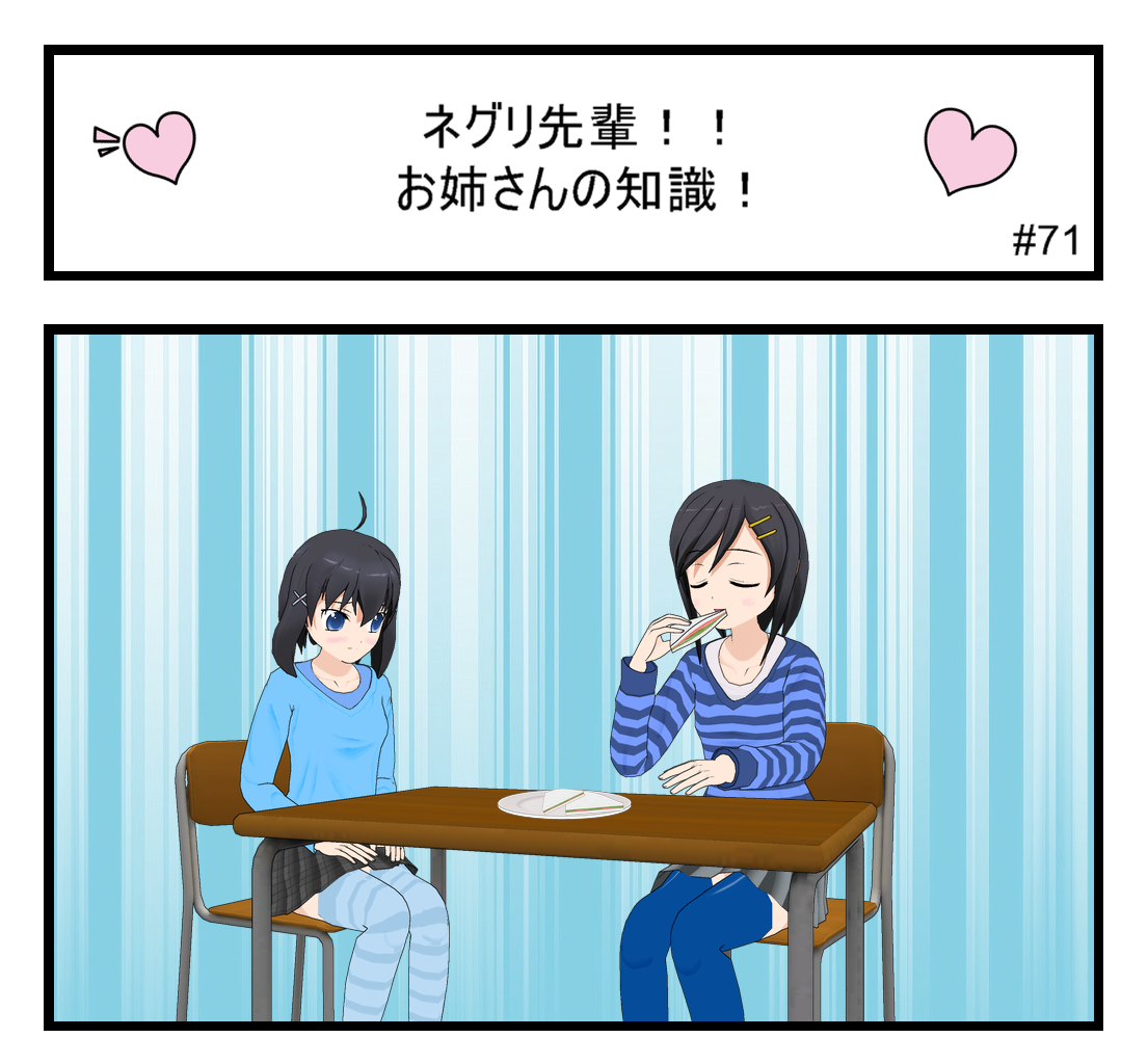 Neguri Senpai - Episode 71, Page 1: #071 Neguri-Senpai!! Onee-chan's knowledge!