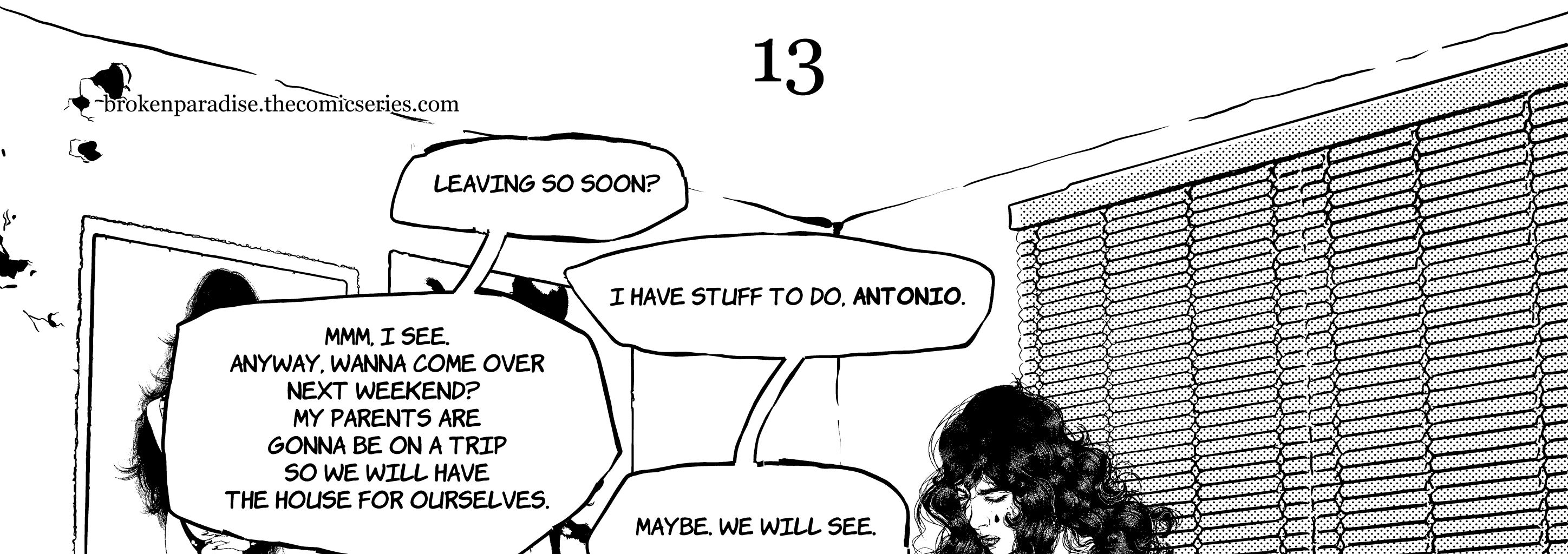 Broken//Paradise - Episode 15, Page 1: Rain_13