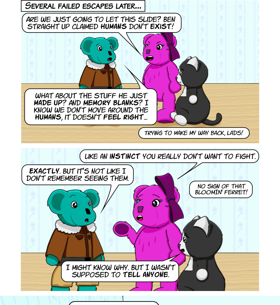 Fuzzy Knights - Episode 3, Page 1: Episode 2: Making the Effort