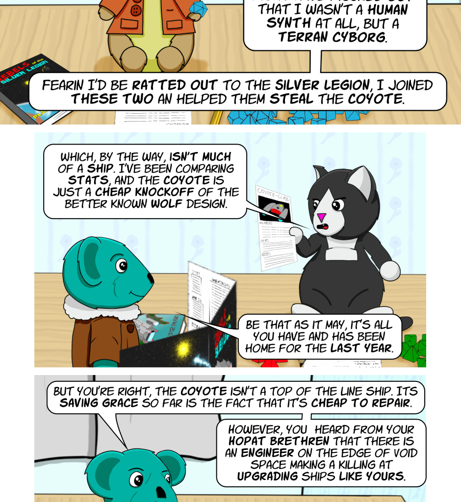 Fuzzy Knights - Episode 3, Page 1: Episode 2: Making the Effort