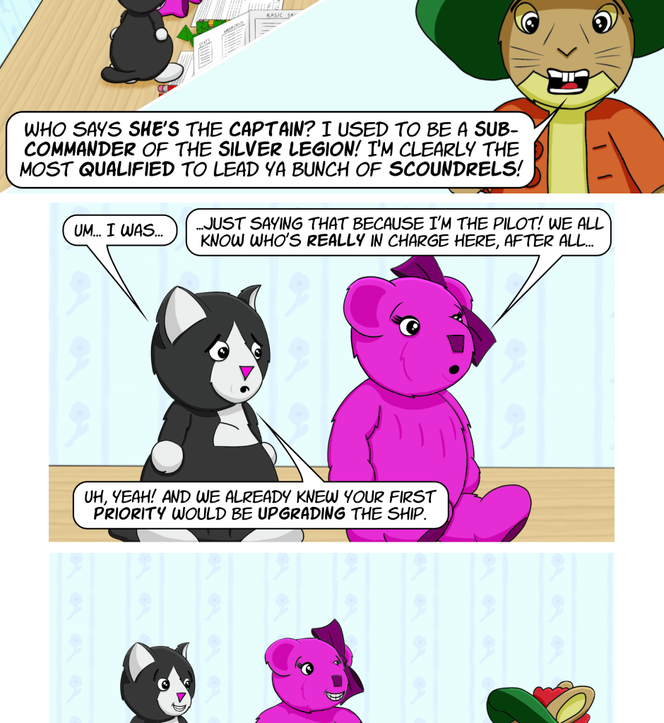 Fuzzy Knights - Episode 3, Page 1: Episode 2: Making the Effort