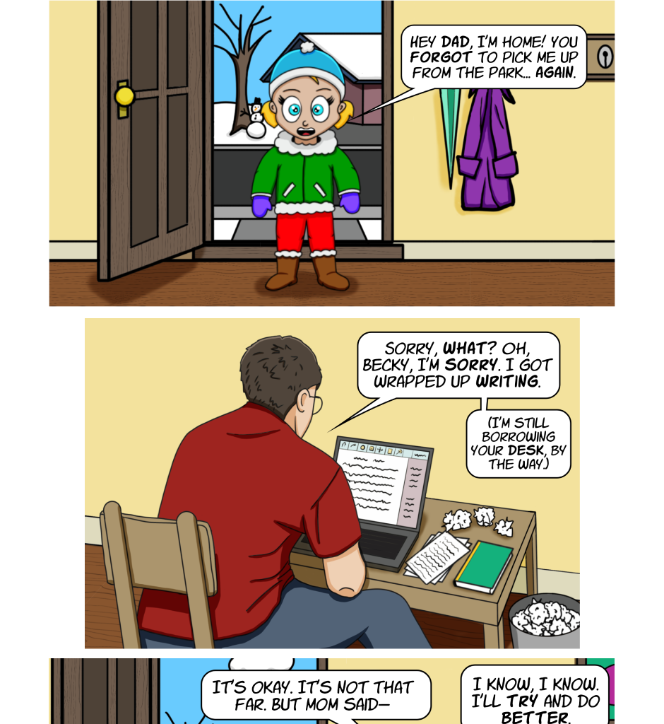 Fuzzy Knights - Episode 5, Page 1: Episode 4: When Cometh the Wee One