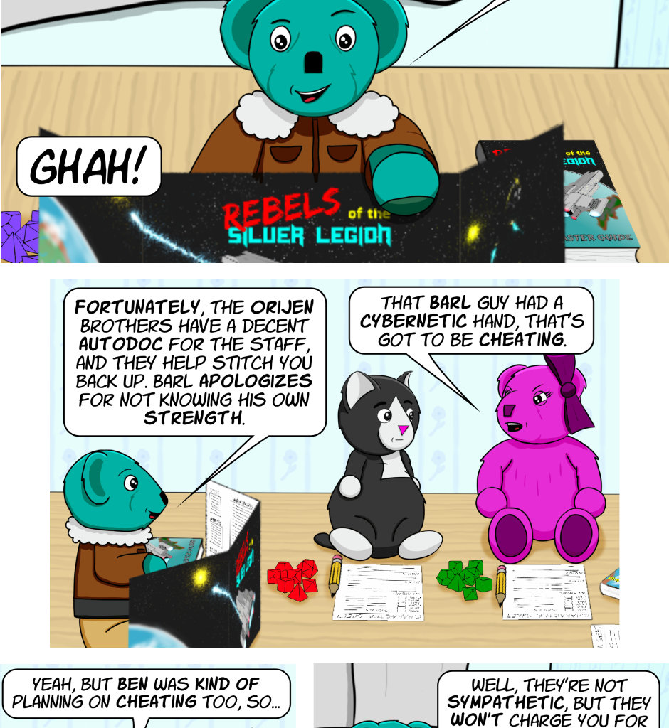 Fuzzy Knights - Episode 5, Page 1: Episode 4: When Cometh the Wee One