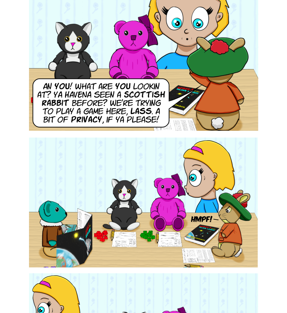 Fuzzy Knights - Episode 5, Page 1: Episode 4: When Cometh the Wee One