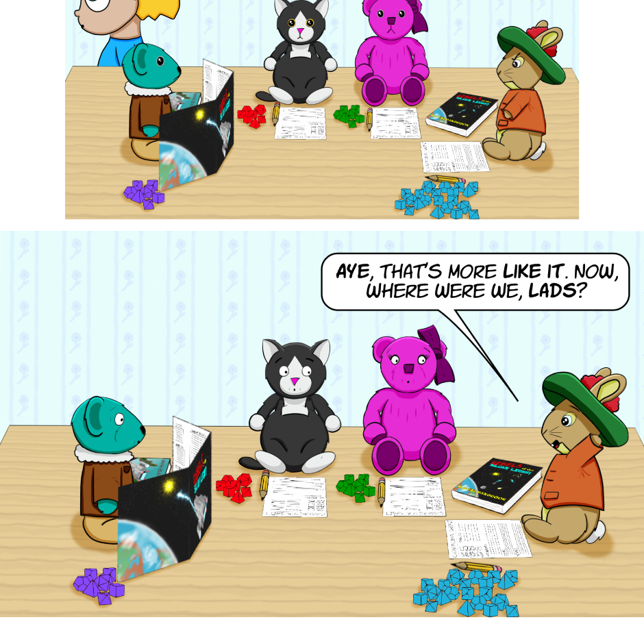 Fuzzy Knights - Episode 5, Page 1: Episode 4: When Cometh the Wee One