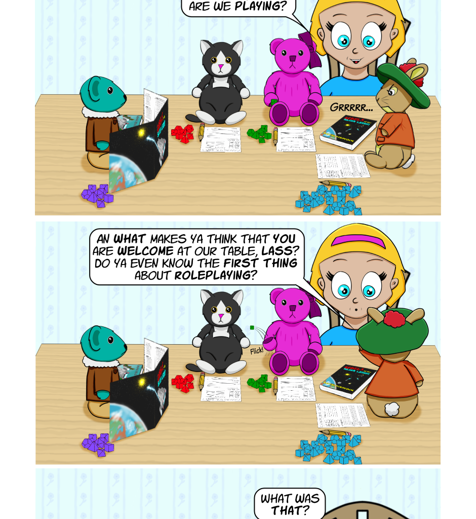 Fuzzy Knights - Episode 6, Page 1: Episode 5: Unexpected Consequences