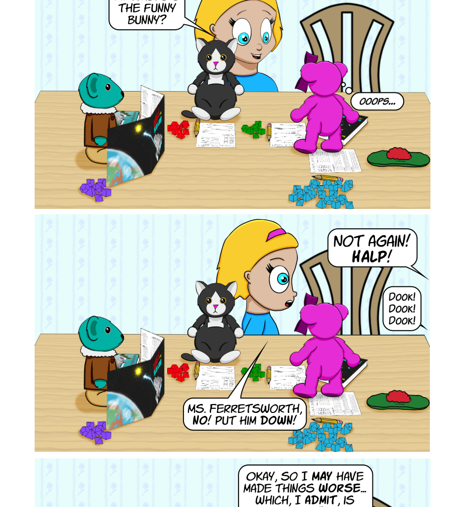 Fuzzy Knights - Episode 6, Page 1: Episode 5: Unexpected Consequences