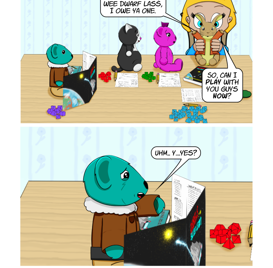 Fuzzy Knights - Episode 6, Page 1: Episode 5: Unexpected Consequences